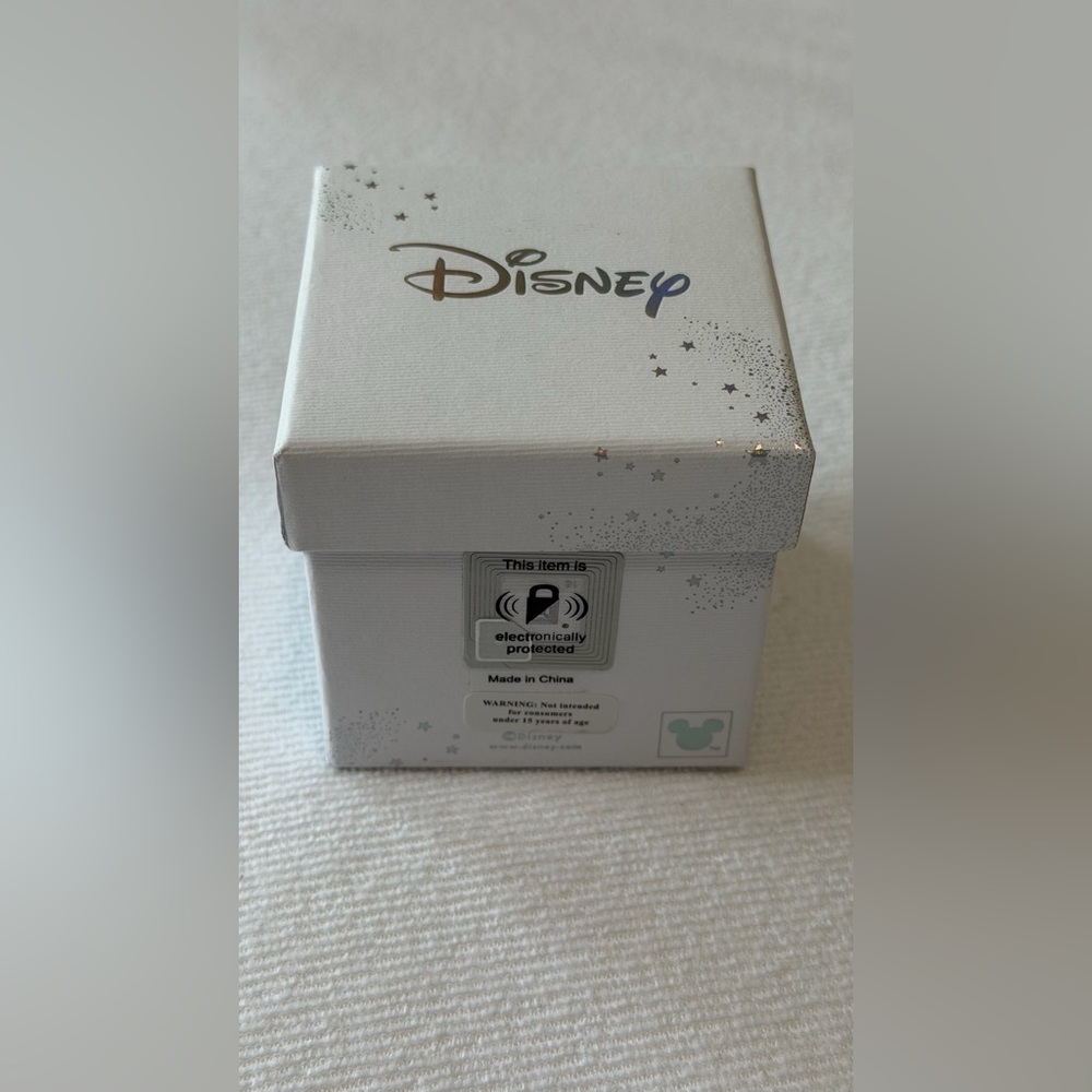 Disney Silver Plated Two Tone Minnie & Mickey (Love) Charm Adjustable Bracelet - Picture 10 of 14